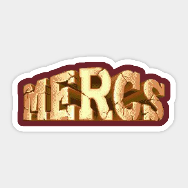 Mercs Logo Sticker by GraphicGibbon